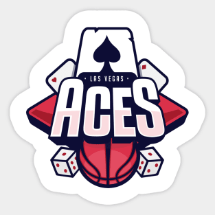 Las Vegas Aces cards Sticker